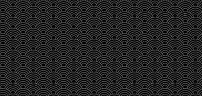 Computer Mat, BLACK WITH WHITE PATTERN #20