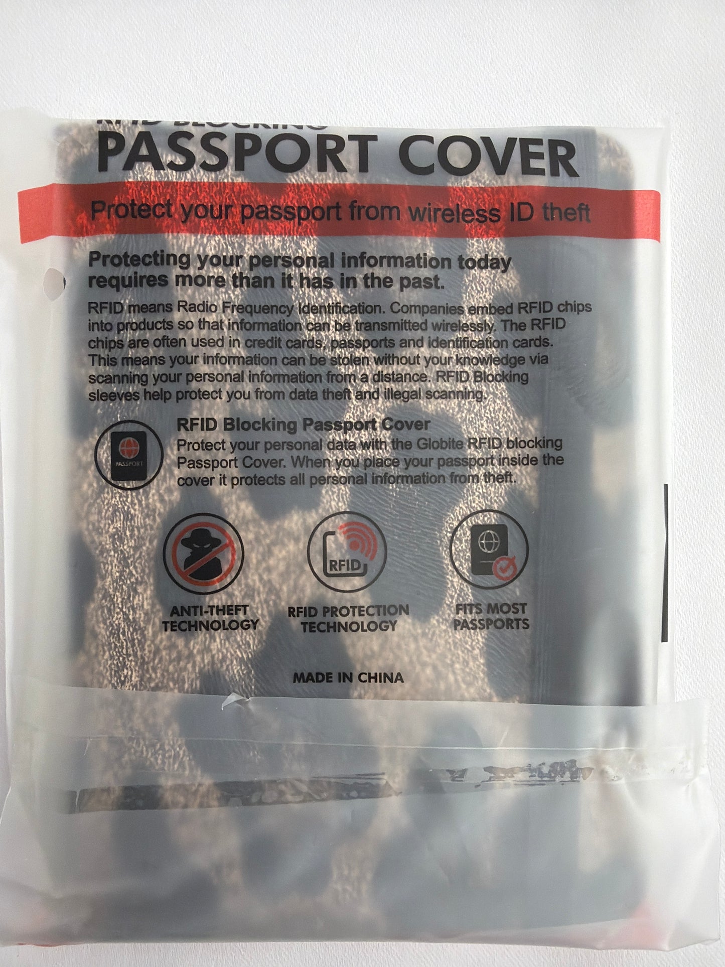 Passport cover RFID Blocking