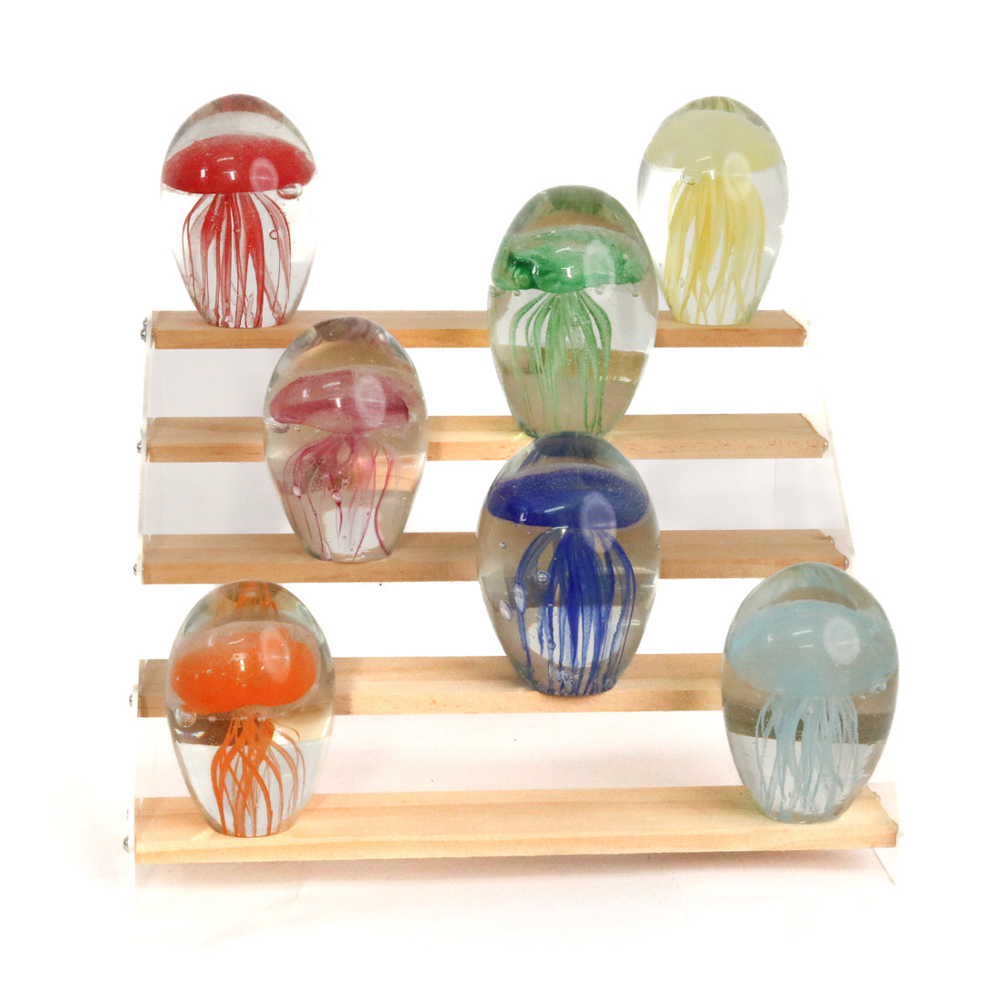 Glass Paper Weight 11cm ORANGE