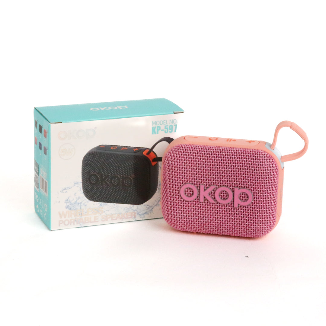 Okop Wireless Speaker KP-597 PINK