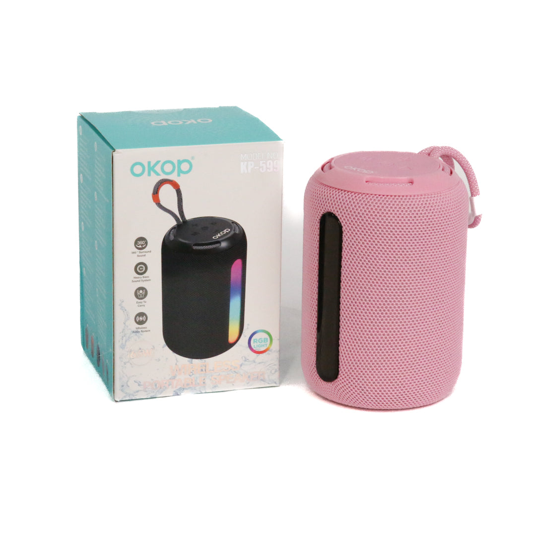 Okop Wireless Speaker KP-599 PINK