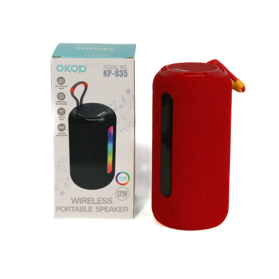 Okop Wireless Speaker KP-835 RED