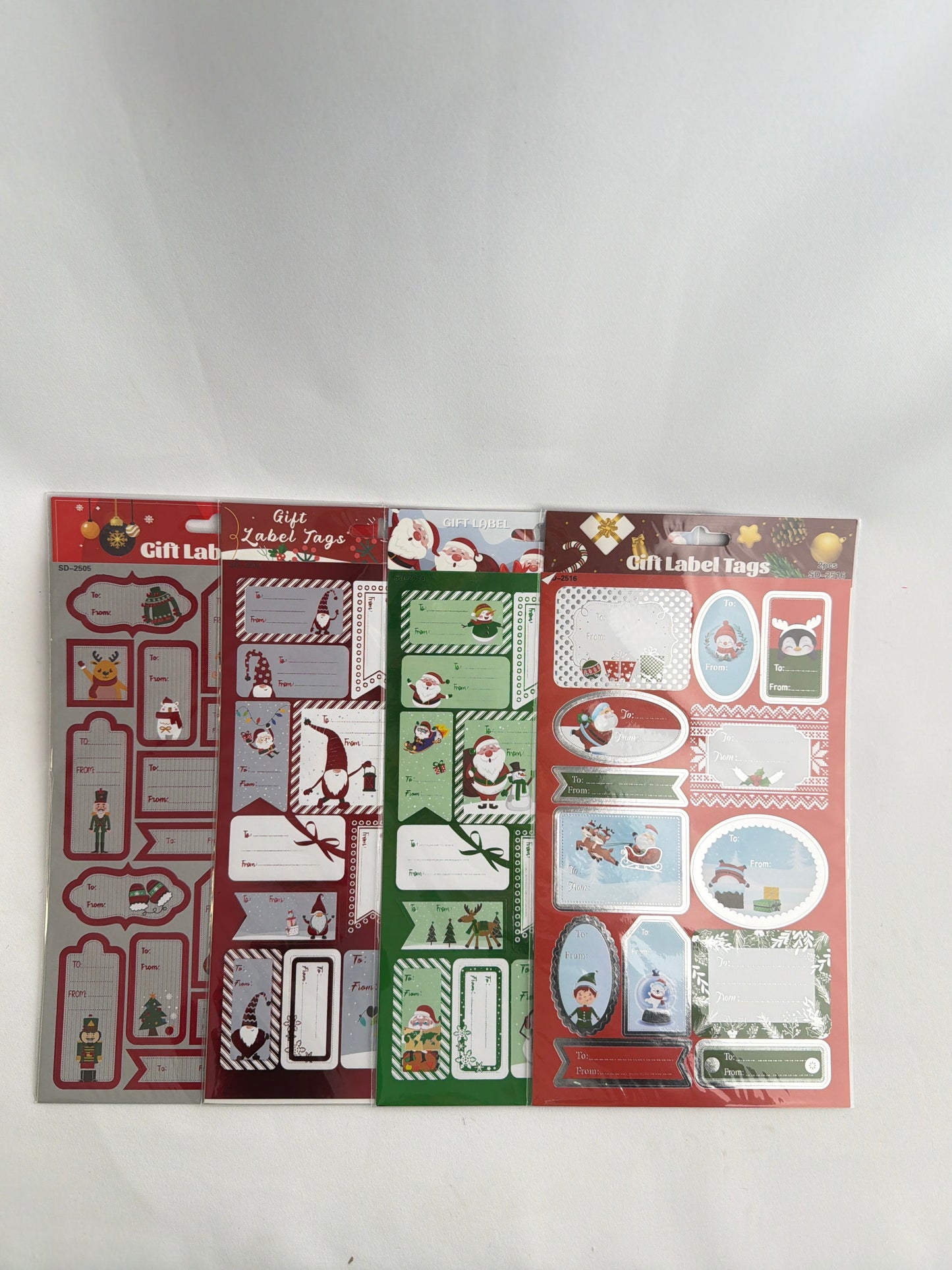 Christmas Gift Labels 12/pack (R8ea)