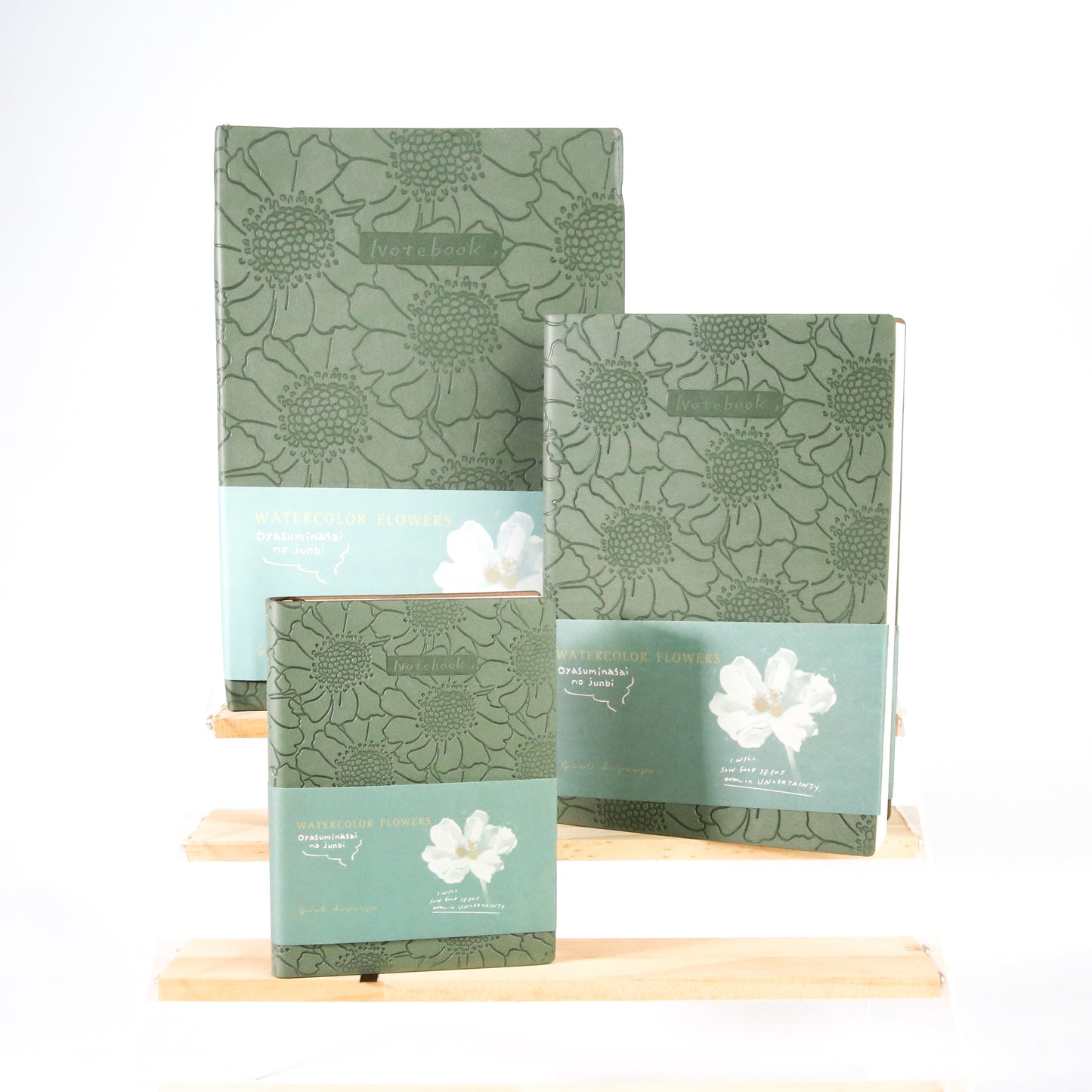 Luxury Notebook_Lined pages GREEN