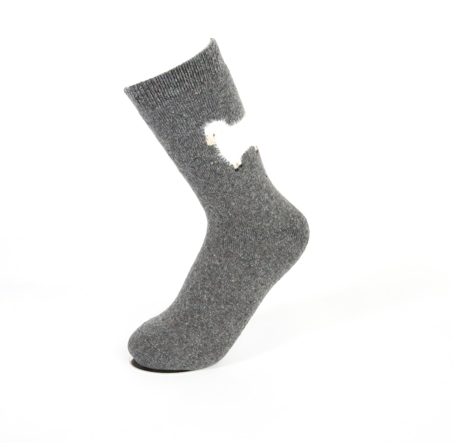 Ladies Thick Wool and Angora Socks_Pack of 12