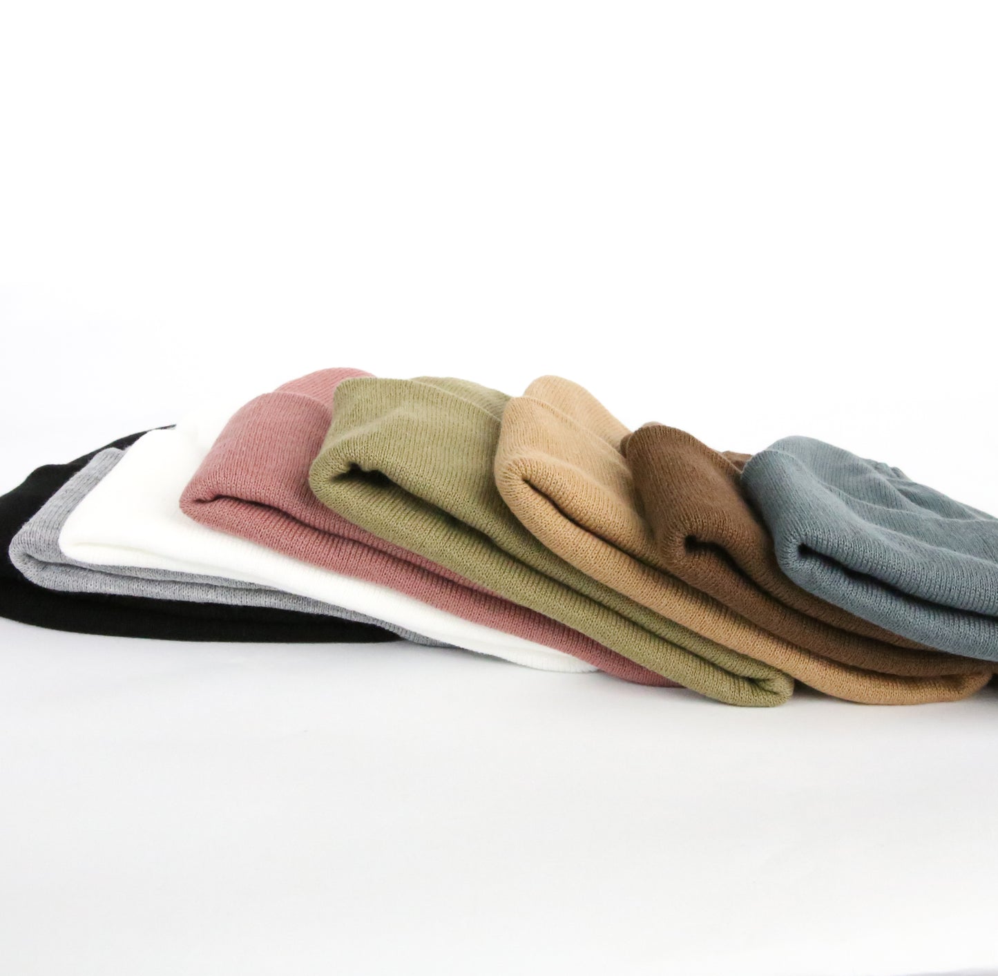 Plain Knitted Beanie_Pack of 12