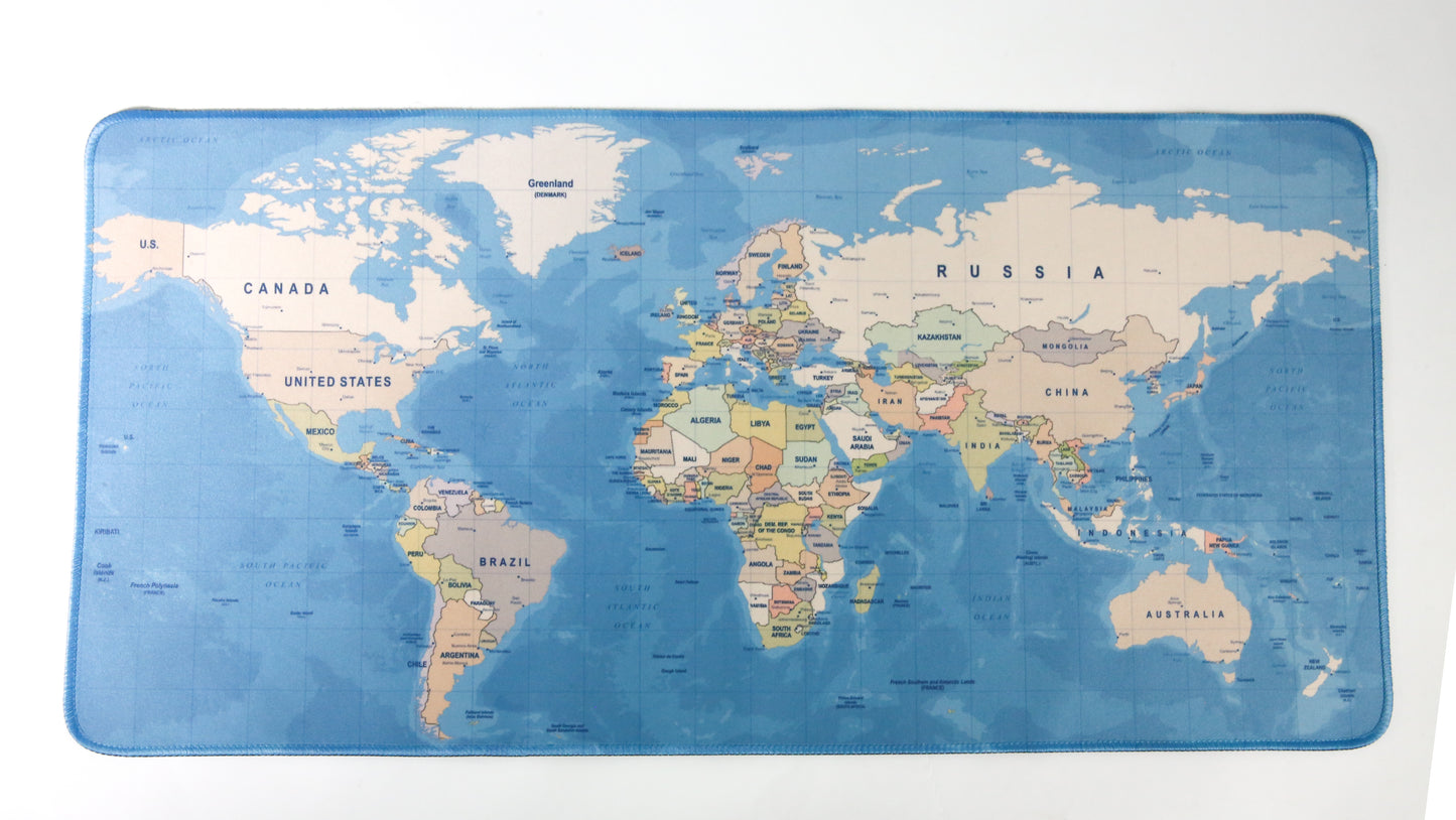 Neoprene Keyboard Mat_ WORLD MAP