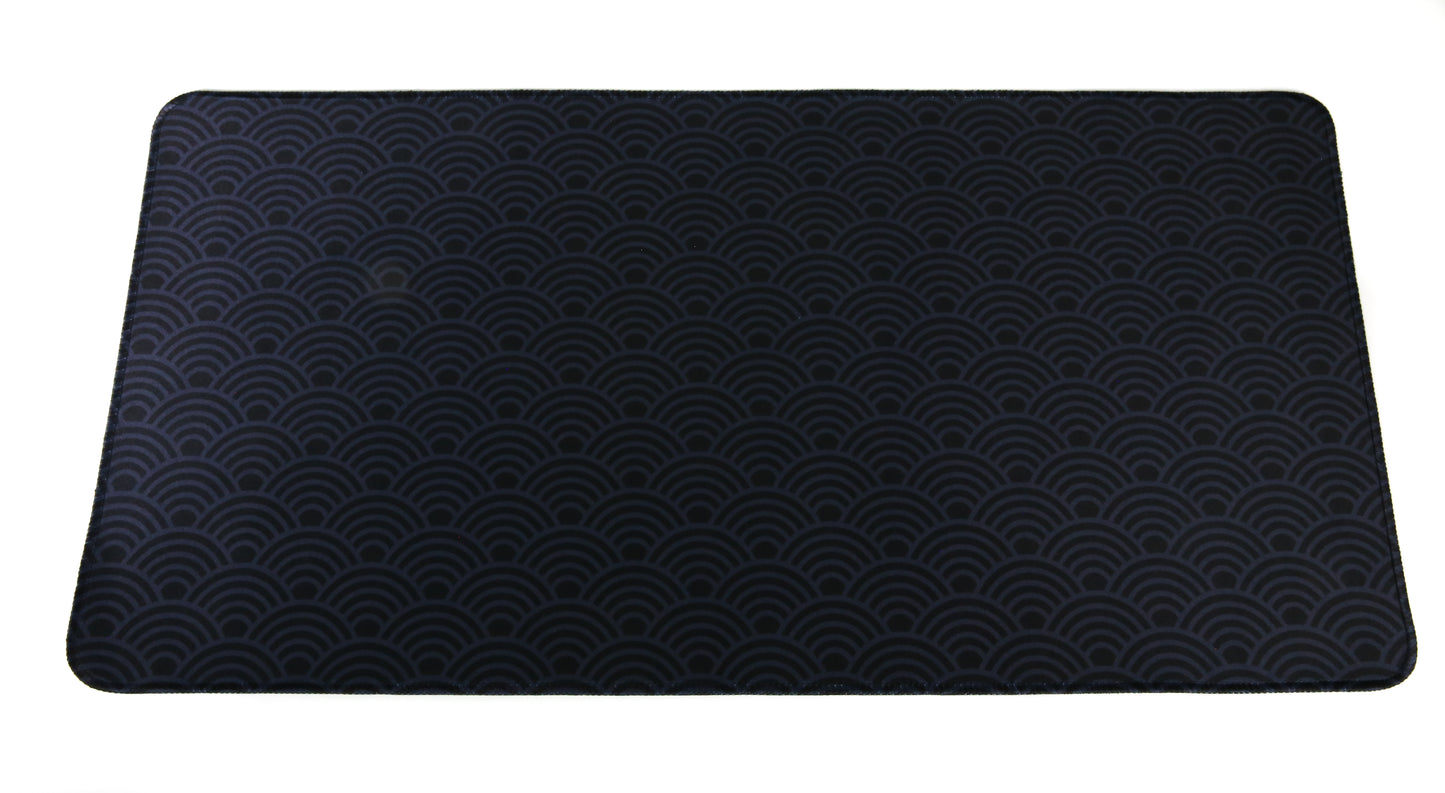 Neoprene Keyboard Mat_ BLACK WITH WHITE PATTERN