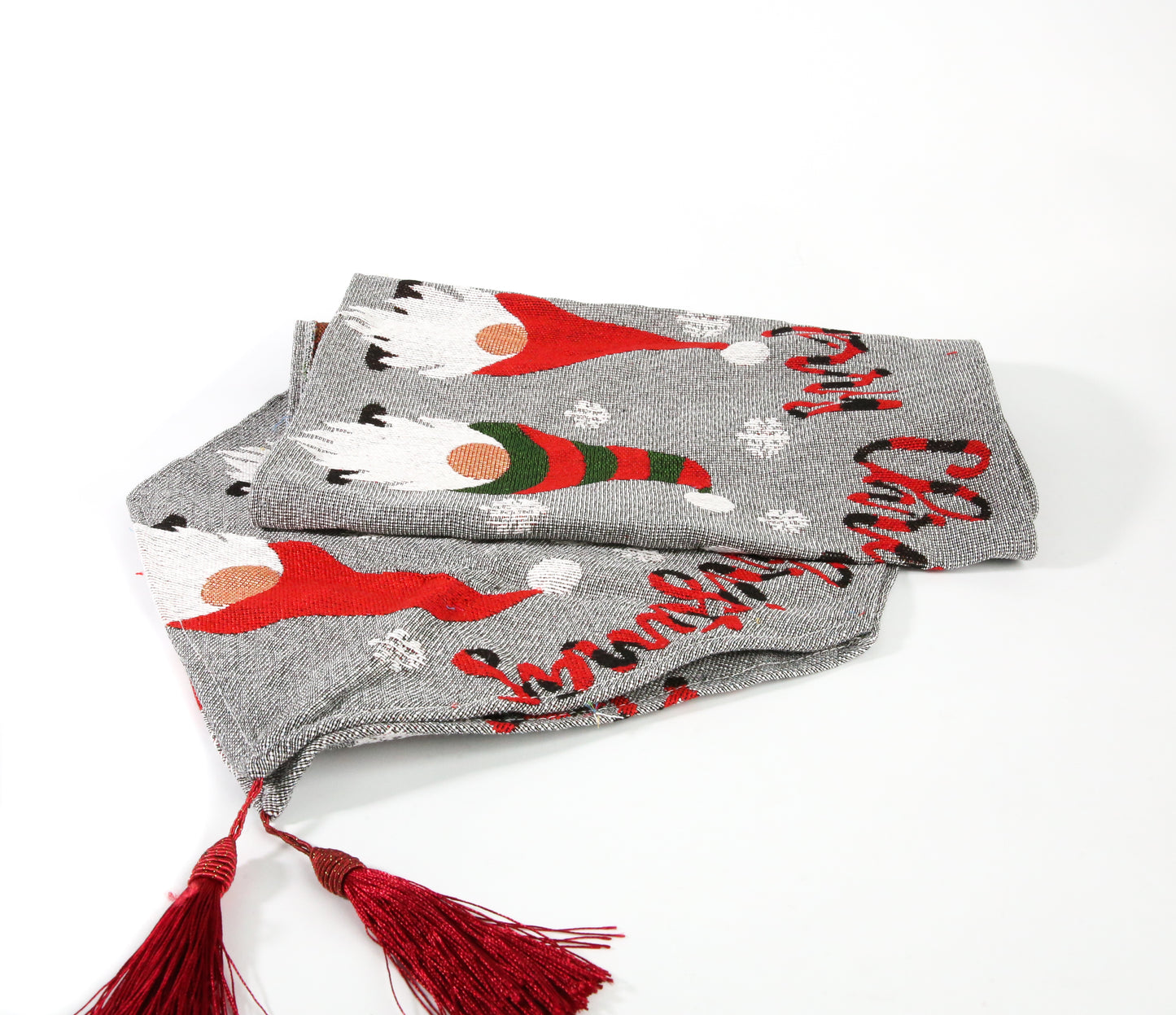 Christmas Table Runner_Grey/Knomes