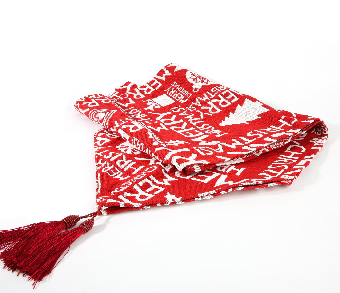 Christmas Table Runner_Red Merry Christmas