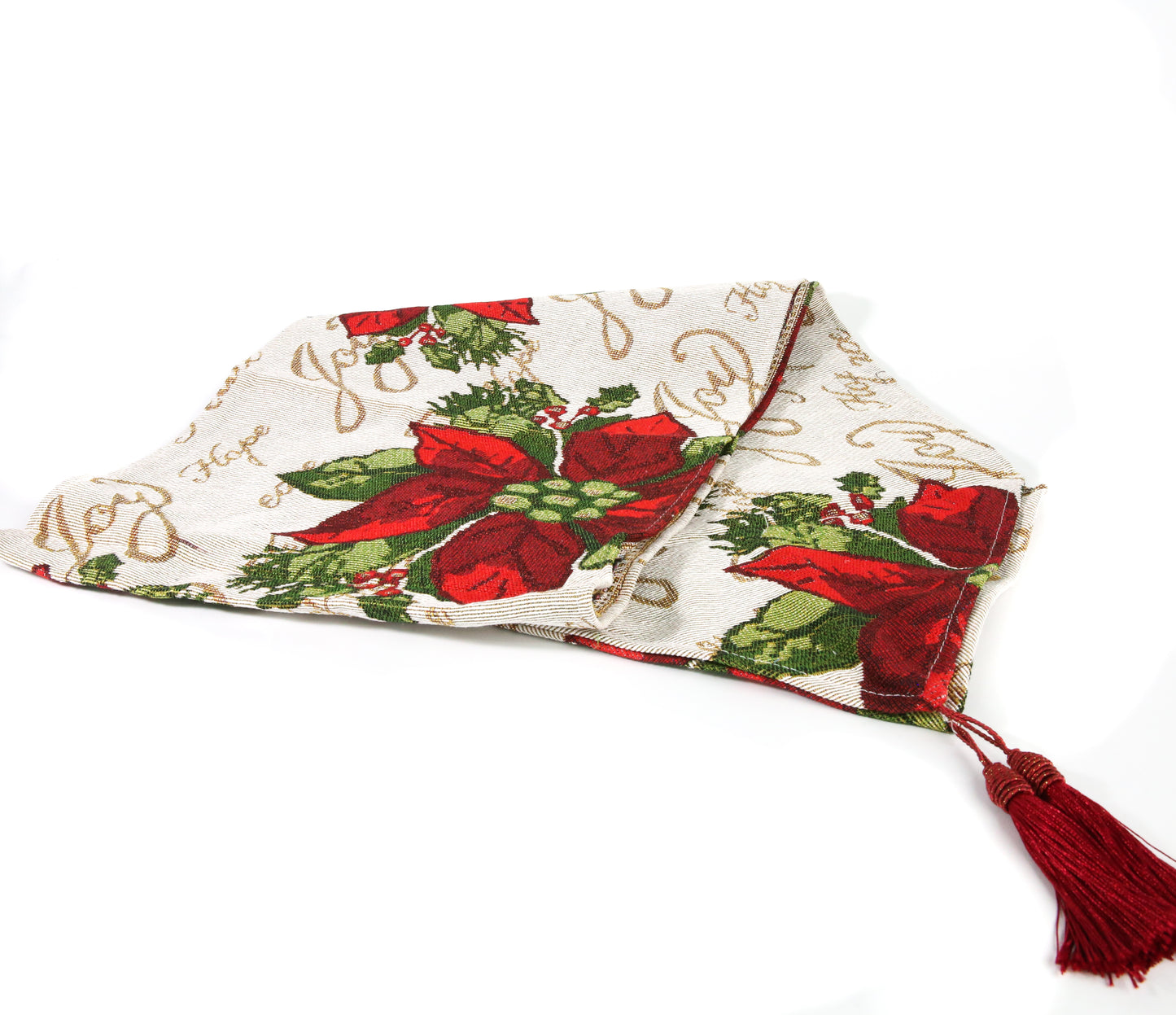 Christmas Table Runner_Poinsettia