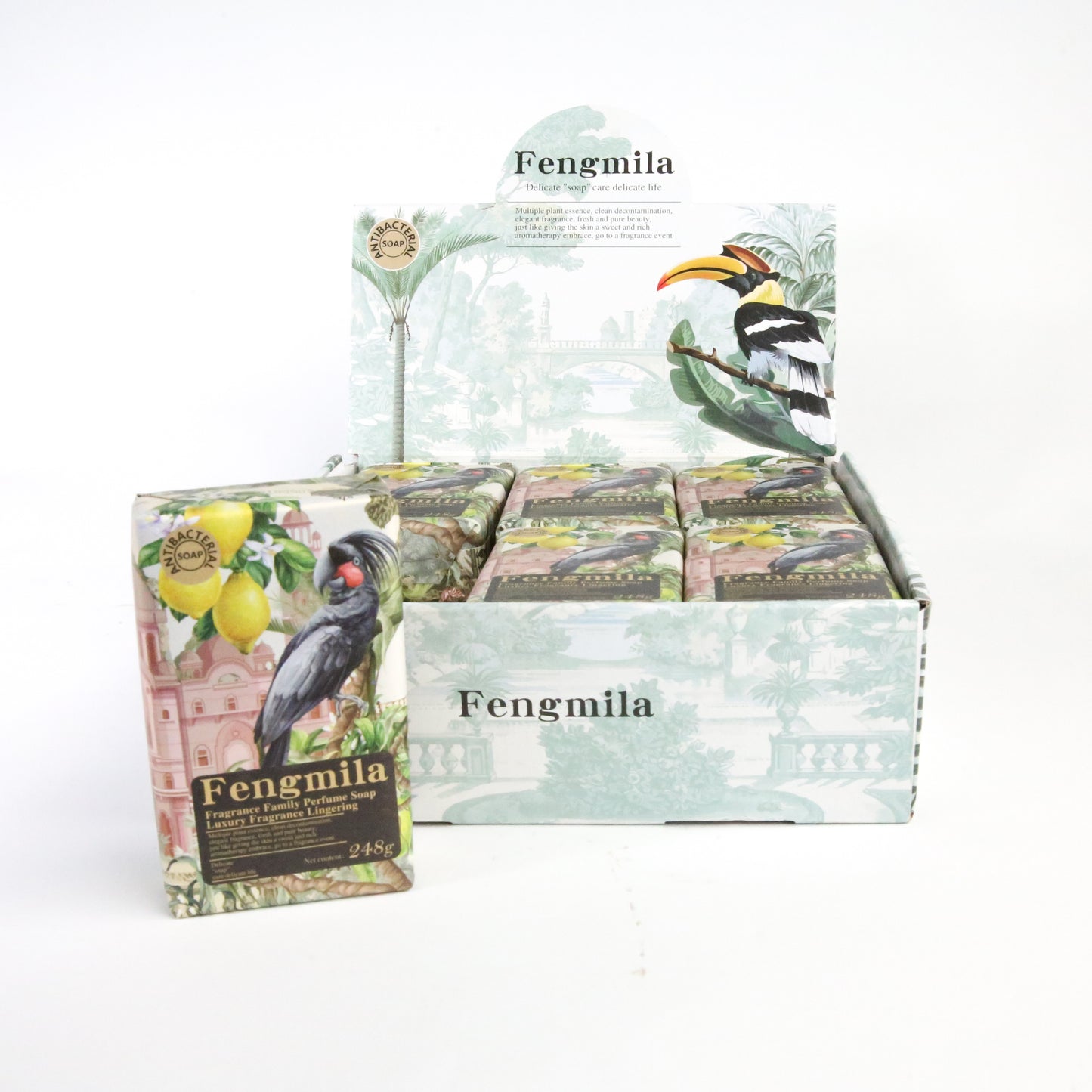 Soap Counter Display_Herbal Soothing YELLOW