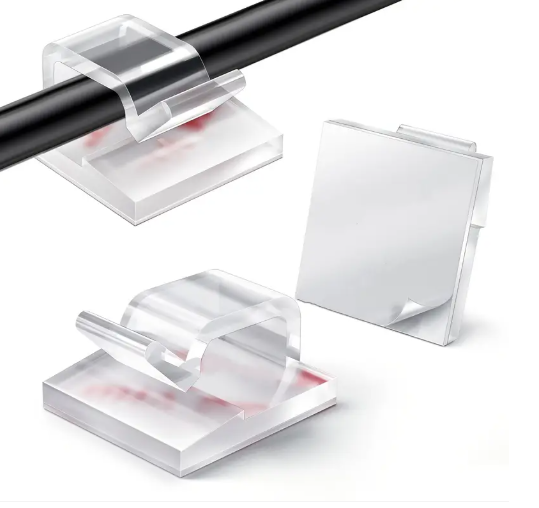 Adhesive Cable Clip_Multi functional Transparent