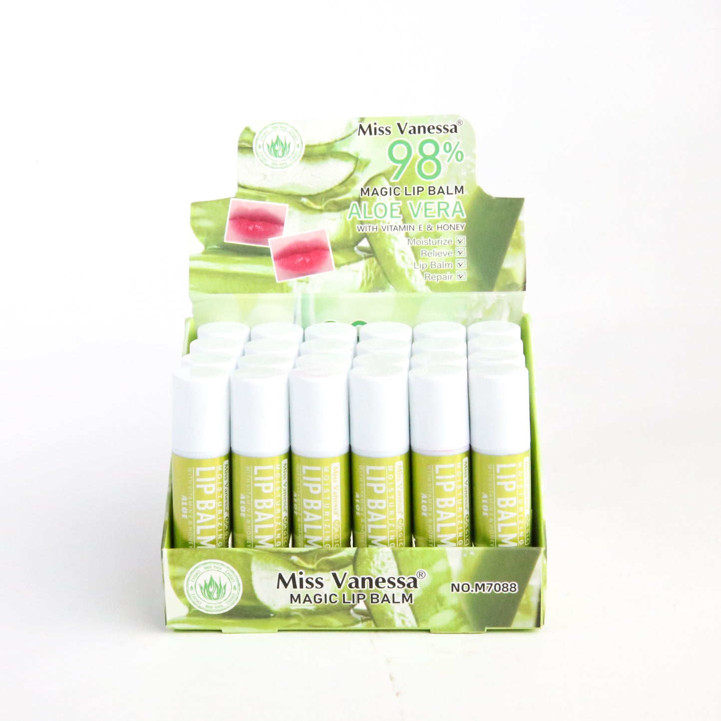Aloe lip balm_Counter Display_24 units