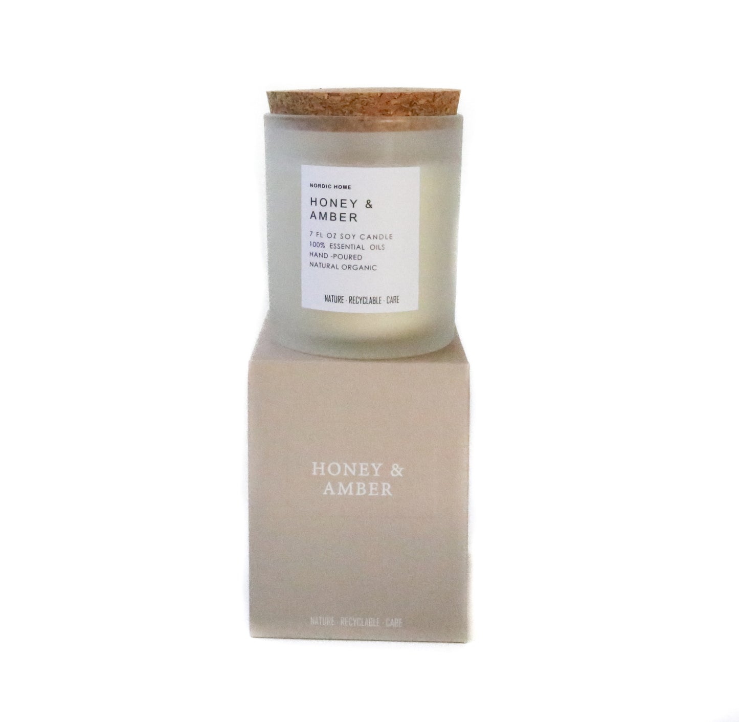Essential Oil Candle_Honey and Amber