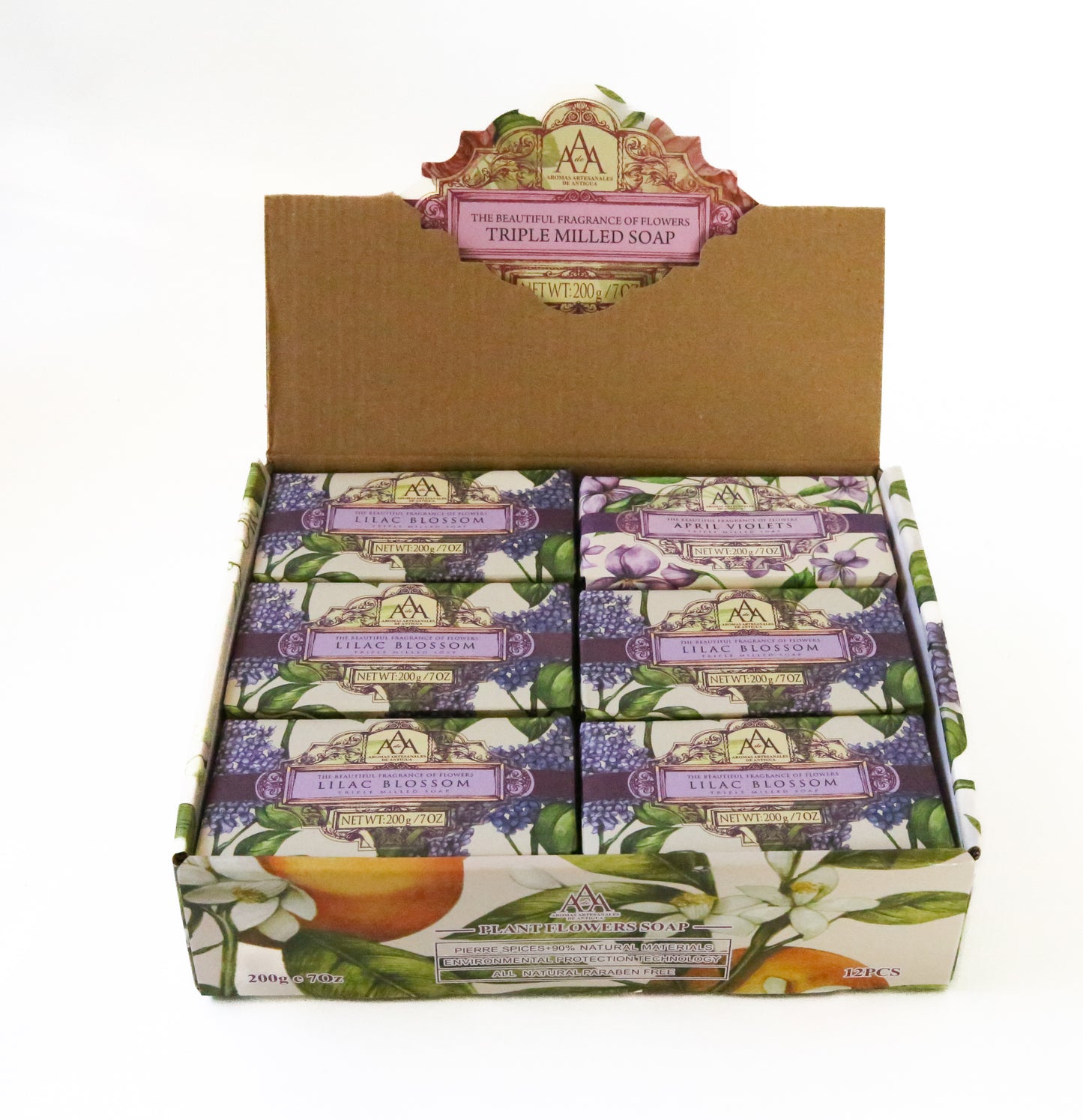 Triple Milled Soap_Counter Display_12 units_Lilac Blossom