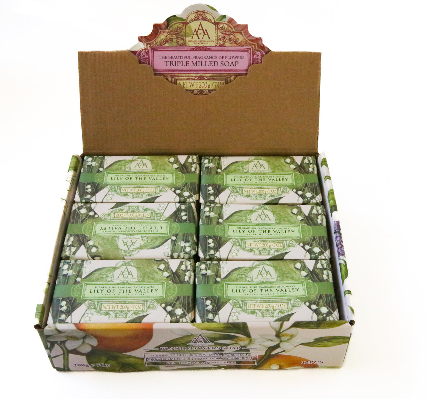 Triple Milled Soap_Counter Display_12 Units_Lily of the Valley