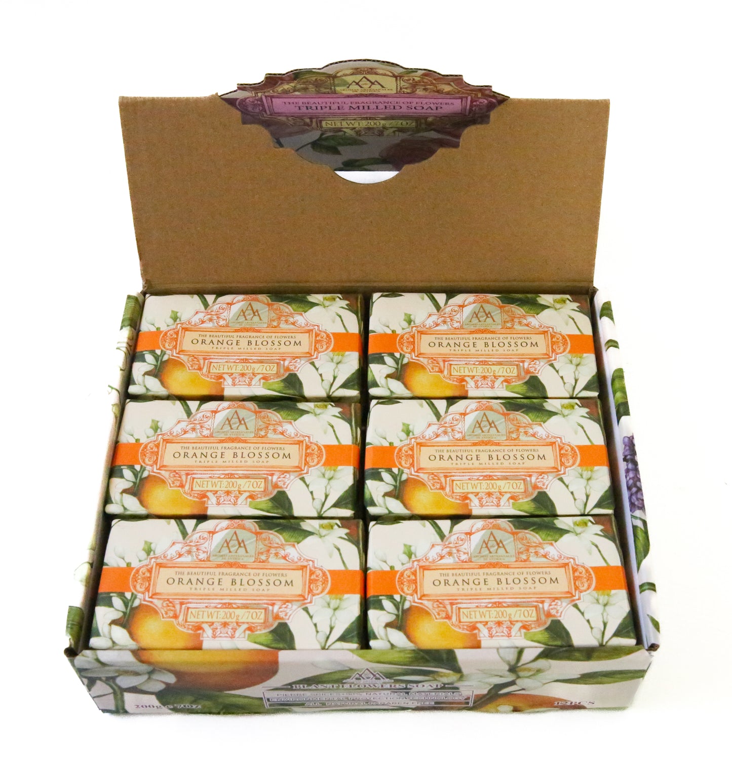 Triple Milled Soap_Counter Display_12 Units_Orange Blossom