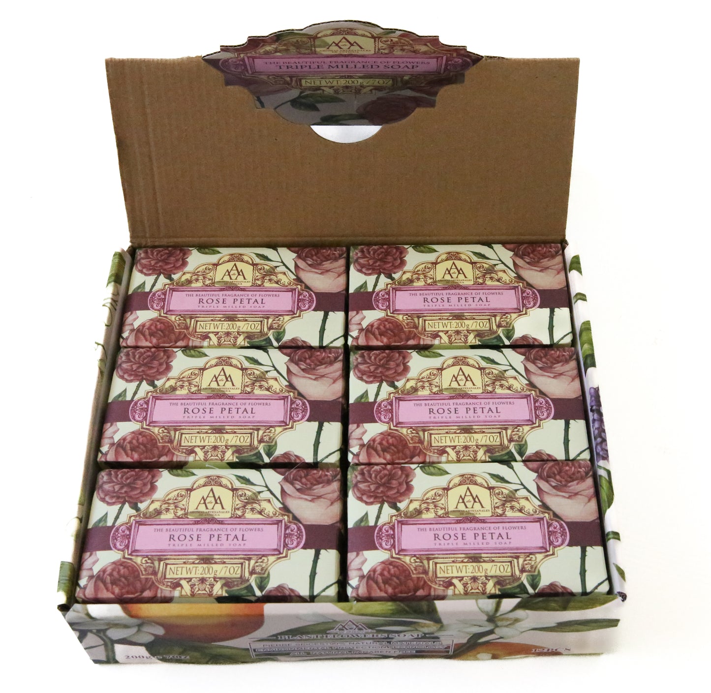 Triple Milled Soap_Counter Display_12 Units_Rose Petal