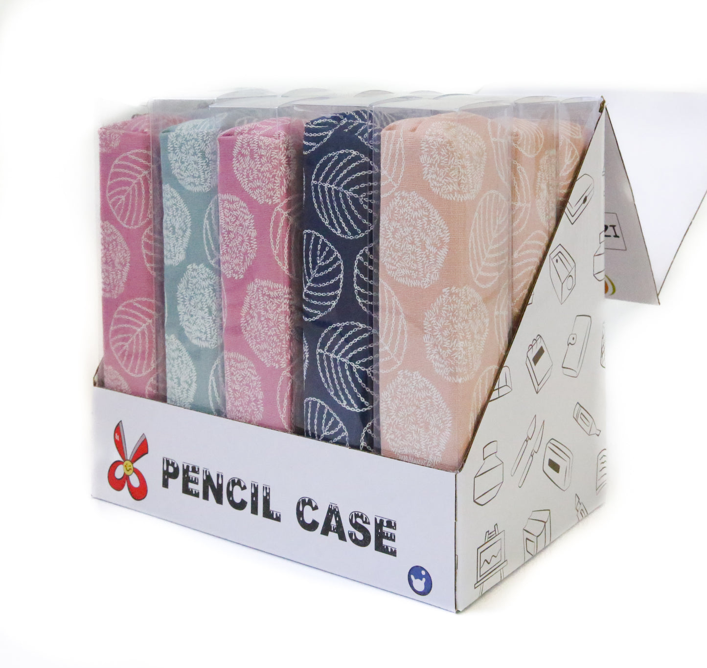 Slim Line pencil bag_Counter Display_Leaf