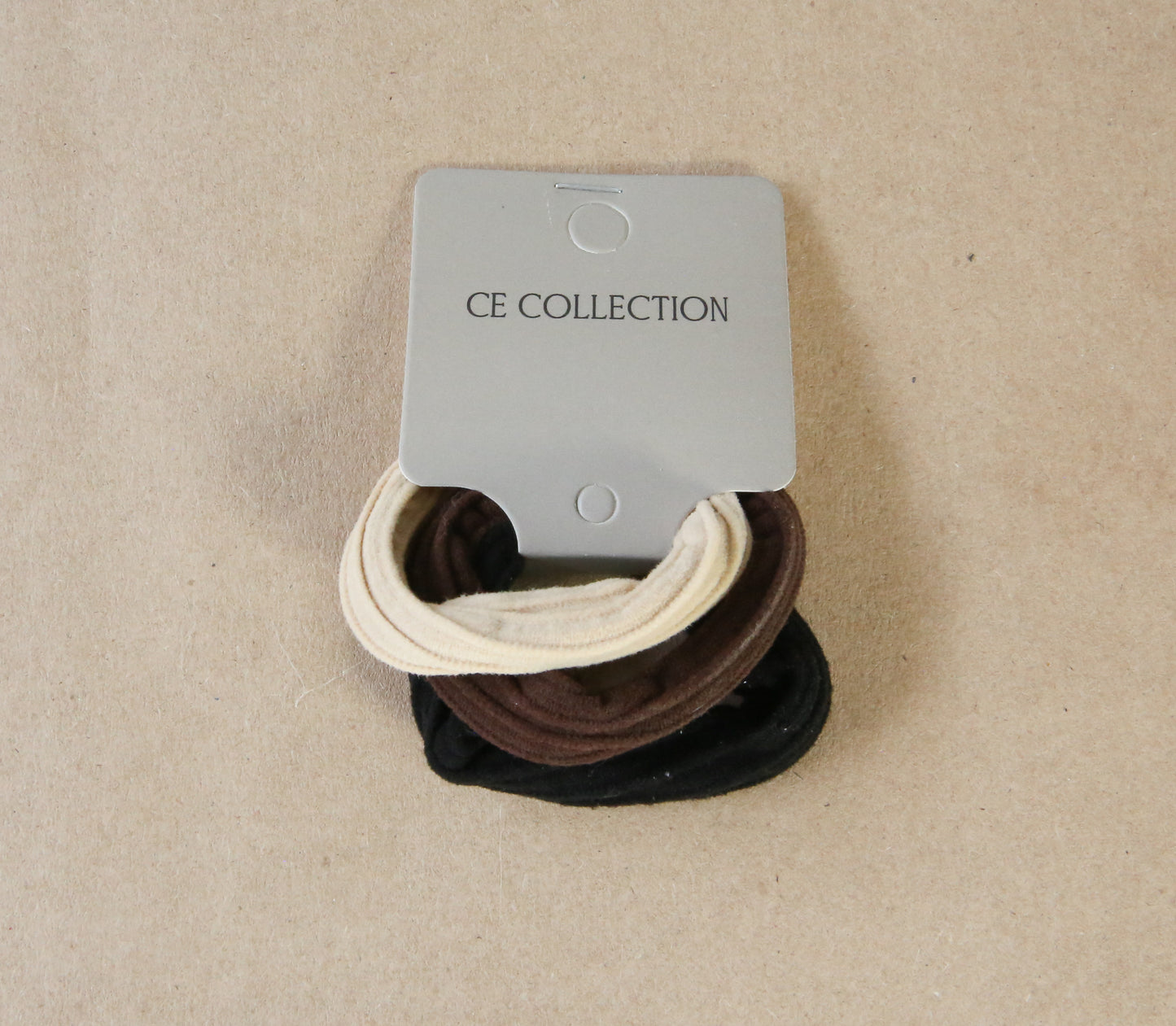 Hair accessories_Scrunchy mixed hair ties_3 cards per pack