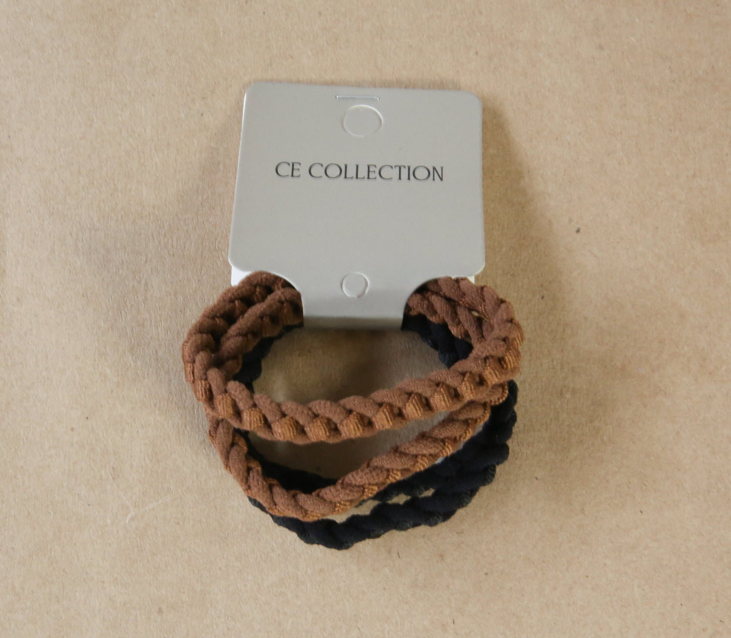 Hair accessories_Mixed brown and black_3 cards per pack