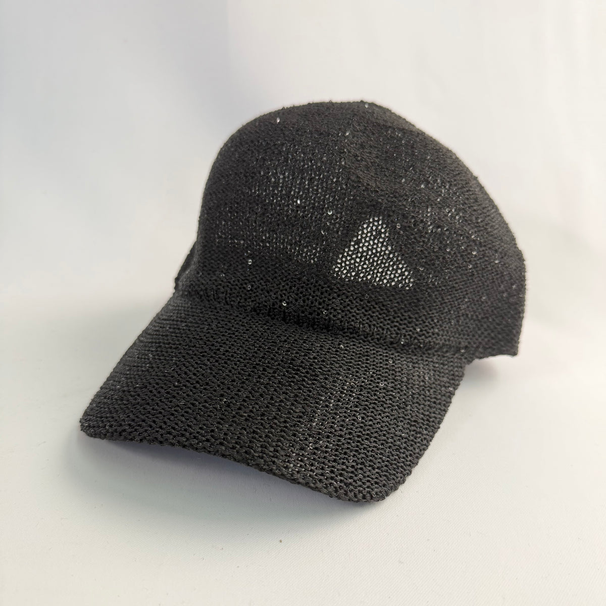 Peak Cap, sparkly black