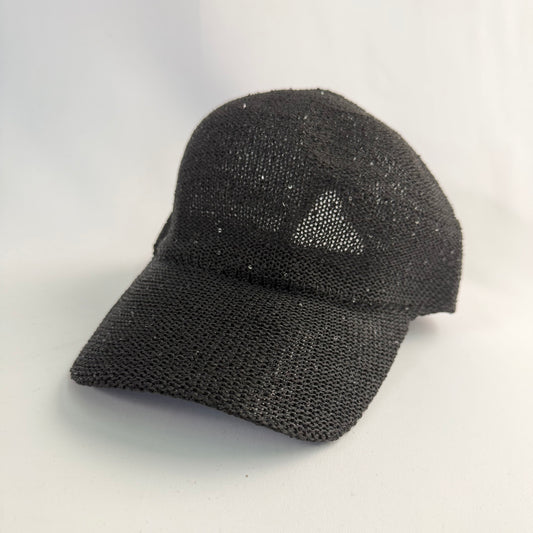 Peak Cap, sparkly black