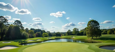 Keyboard Mat, GOLF COURSE  #12