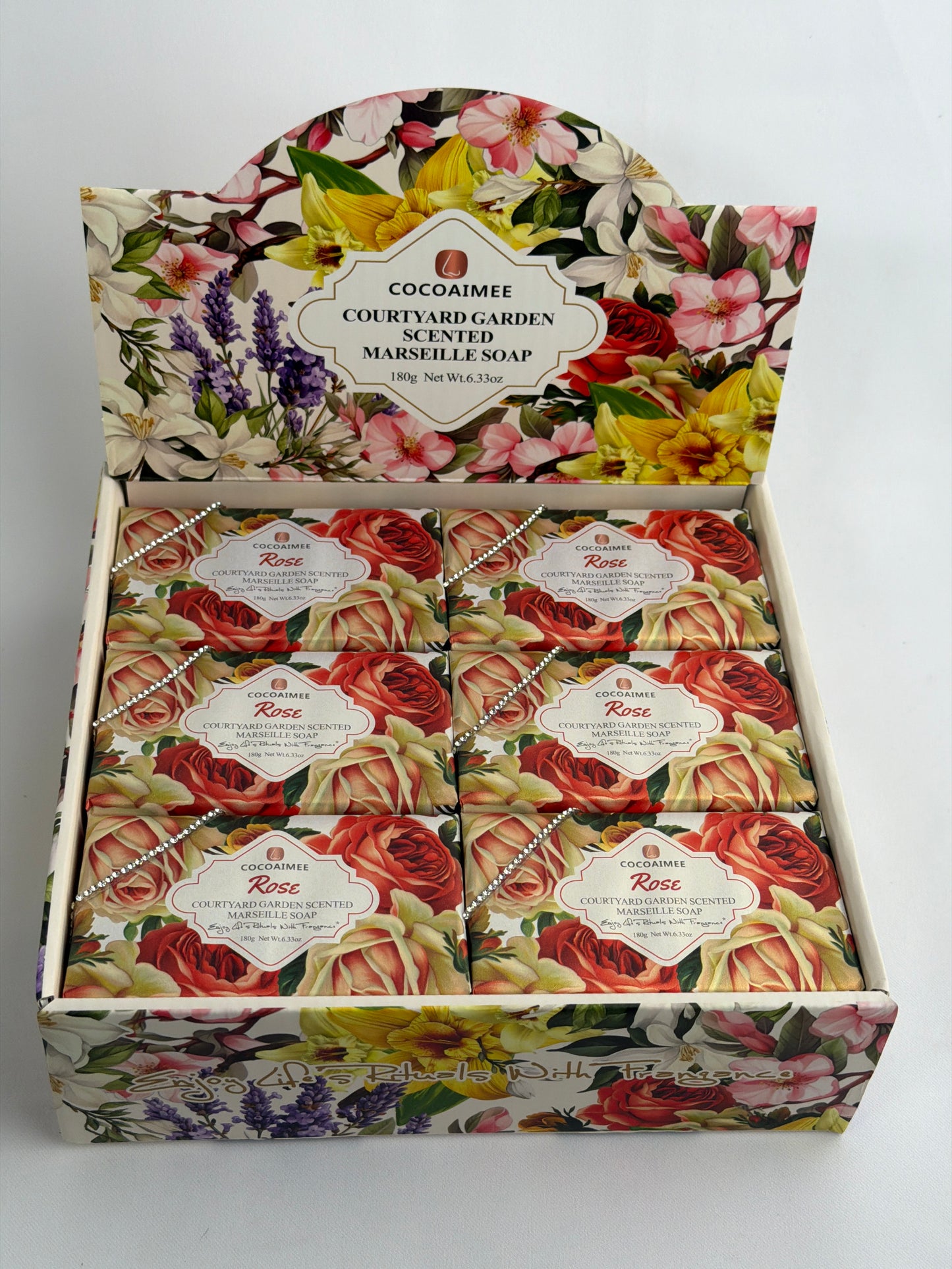 Soap 12p/box (R33ea) ROSE