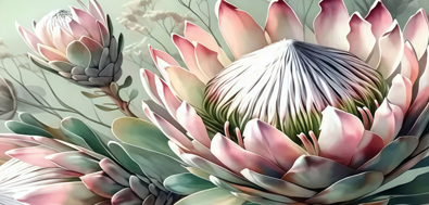 Keyboard Mat, PROTEA PINK  #2