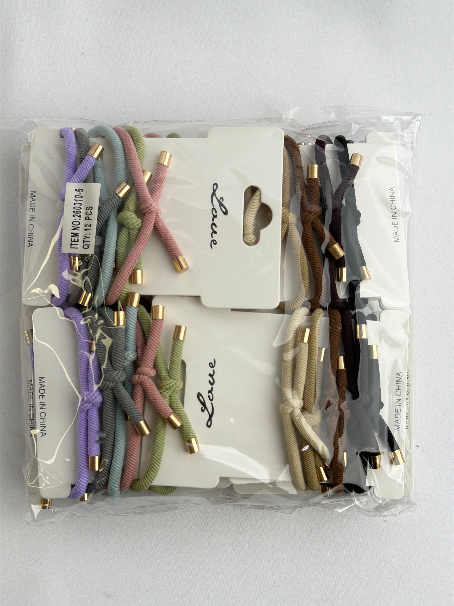 Hair Elastics 12/pack (R18ea) 260310-5