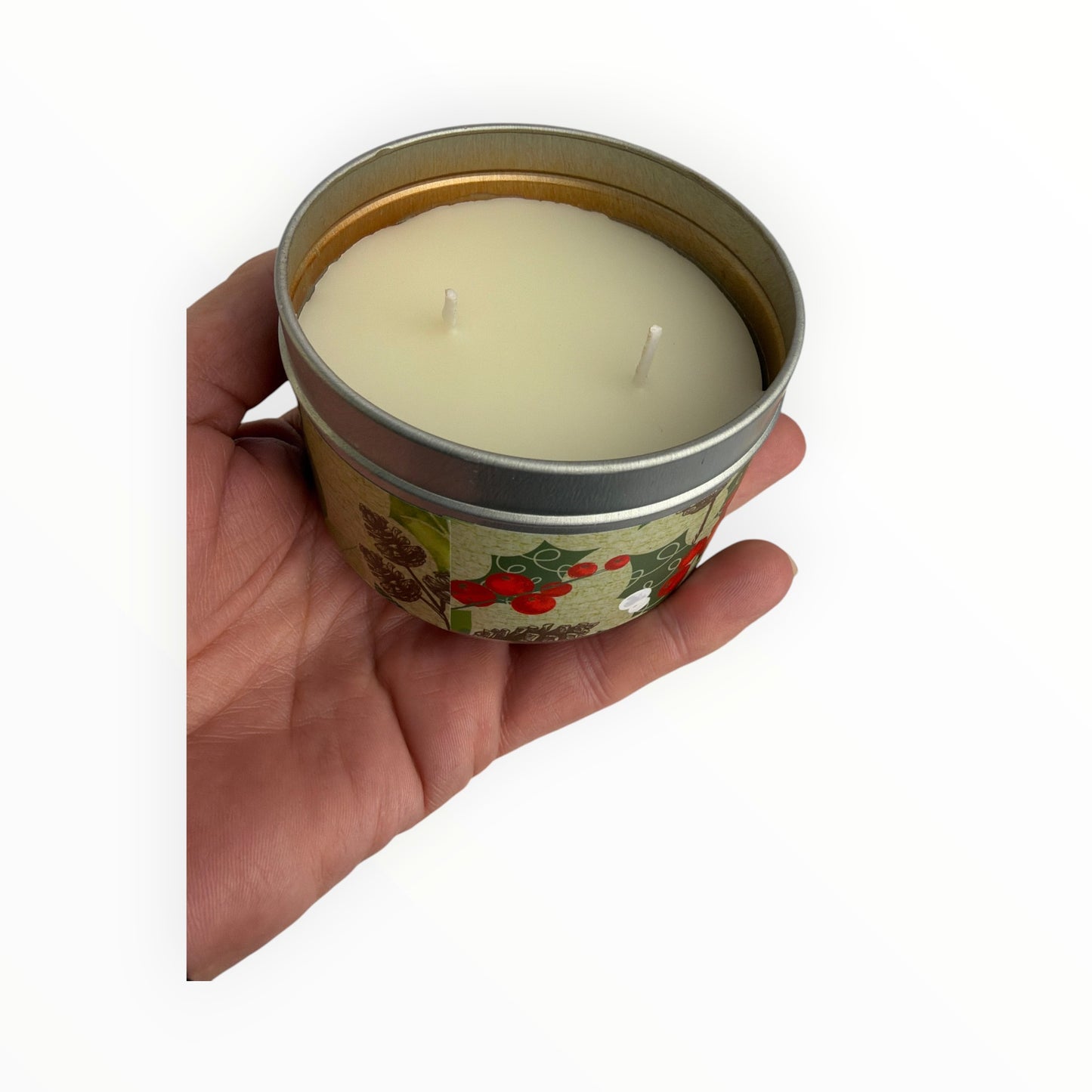 Christmas  Tin Candles 12p/box (R51ea)