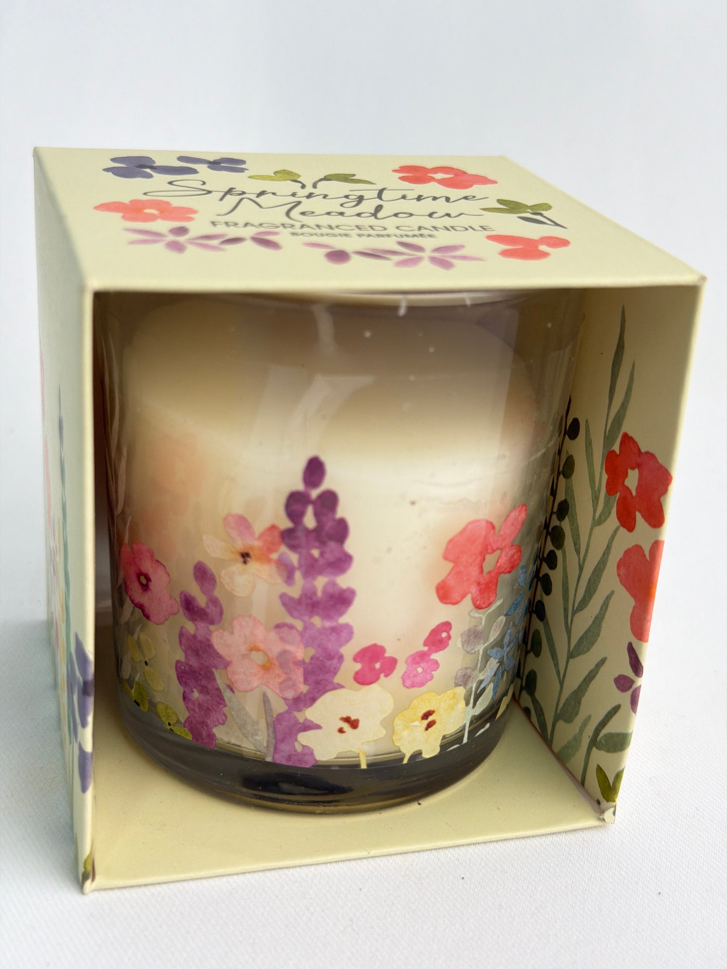 Springtime Meadow boxed candle