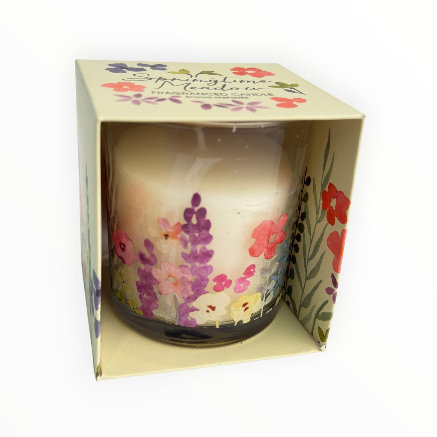 Springtime Meadow boxed candle