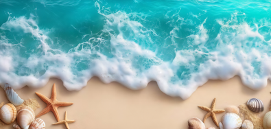 Keyboard Mat, SEA SHORE  #5