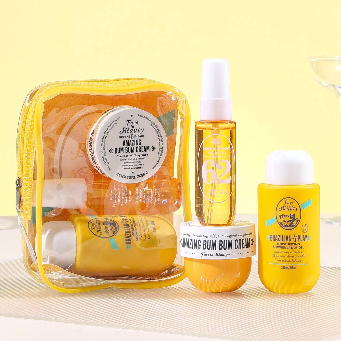 Body Set YELLOW Travel Set