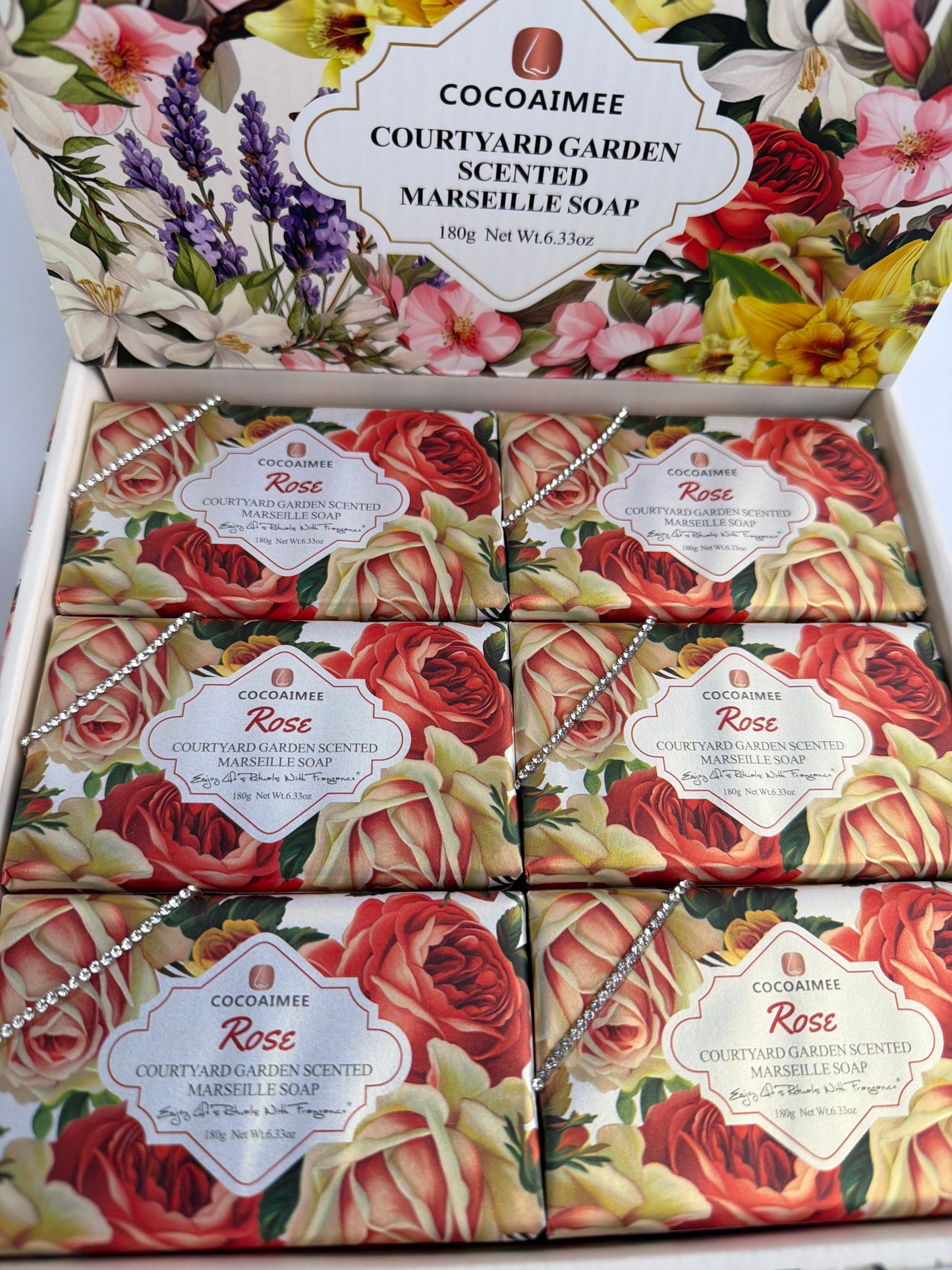 Soap 12p/box (R33ea) ROSE