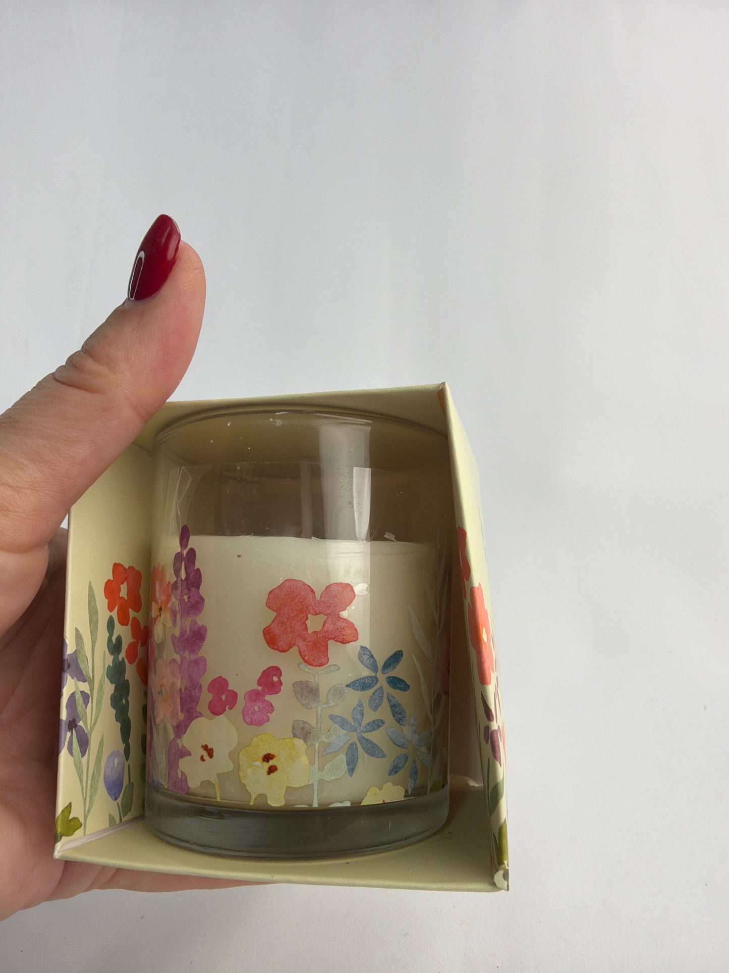 Springtime Meadow boxed candle