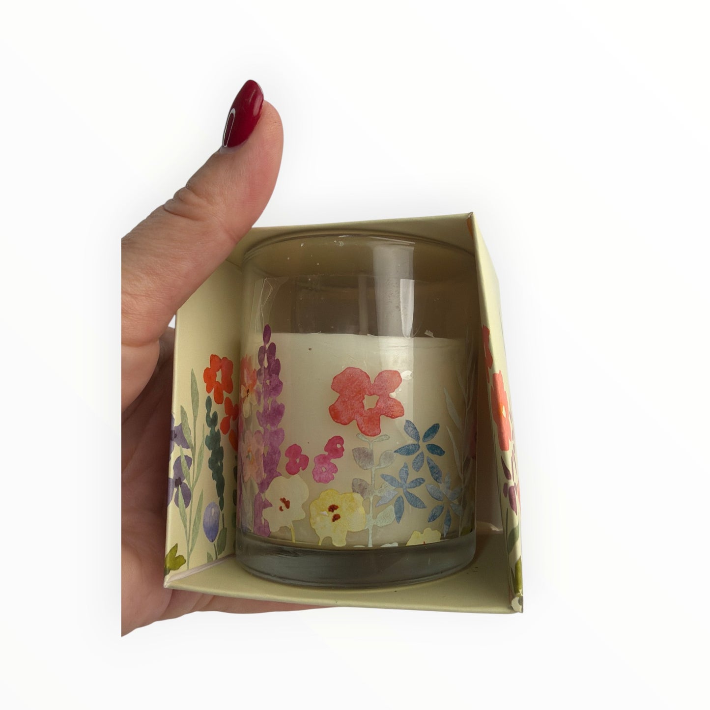 Springtime Meadow boxed candle