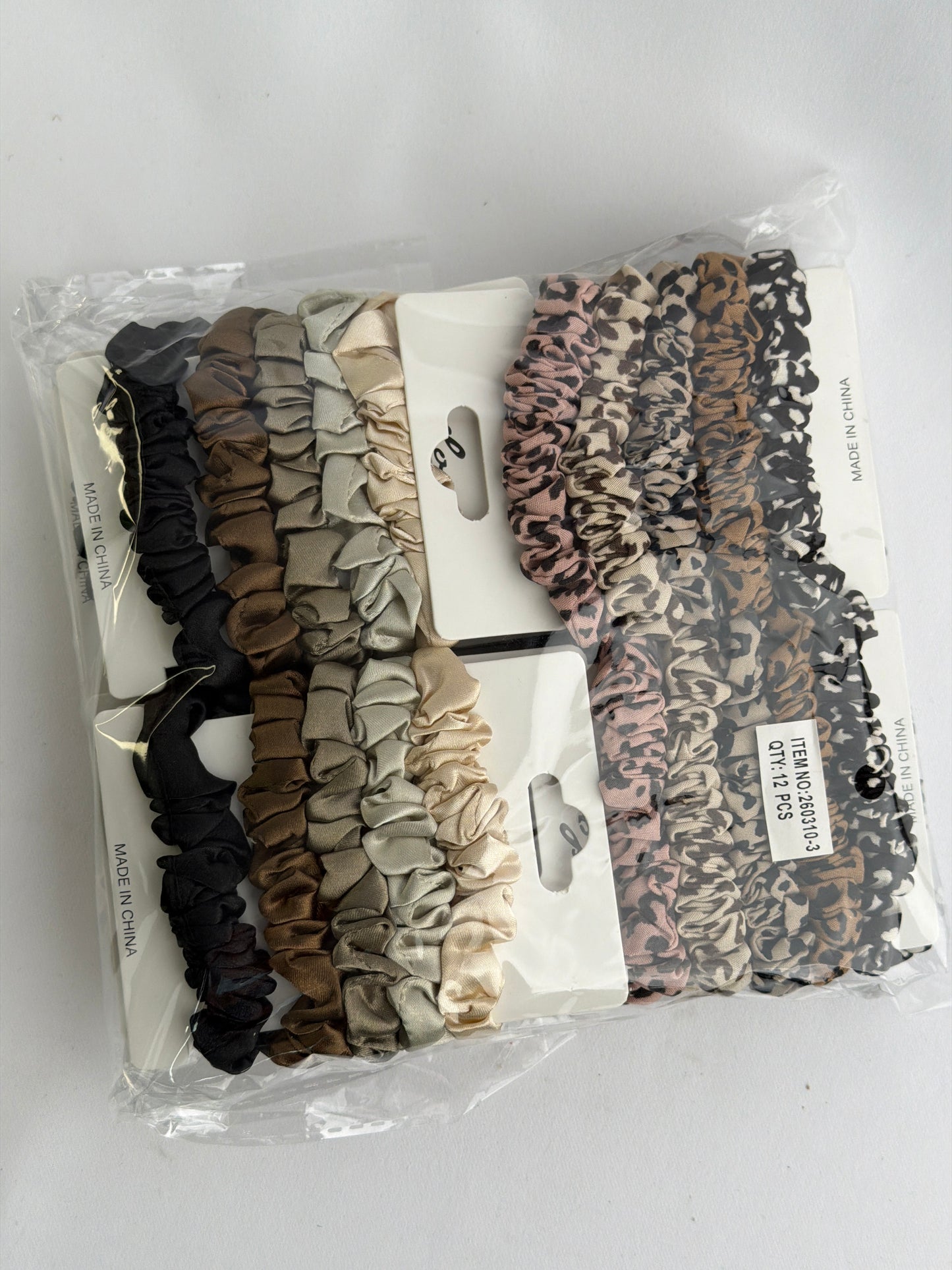 Hair Scrunchy 12/pack (R17ea) 260310-3