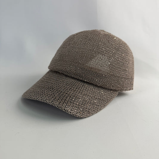 Peak Cap, sparkly Beige