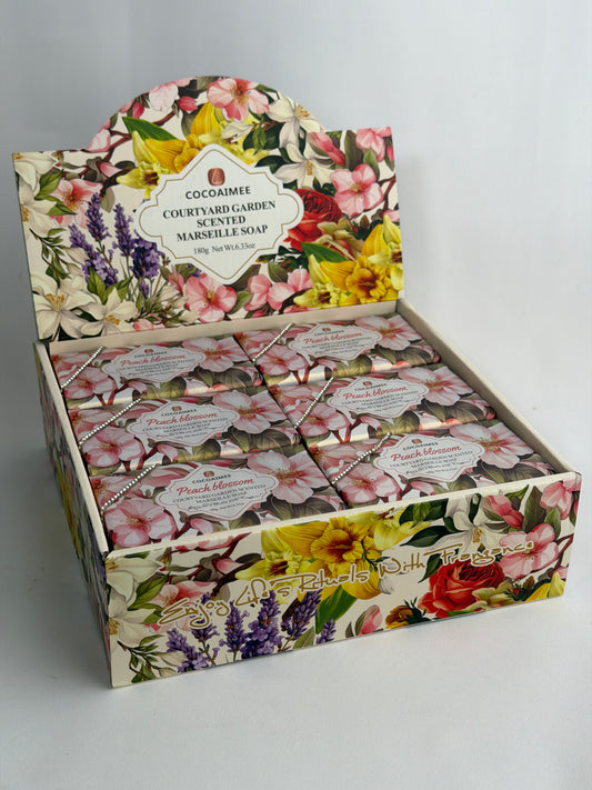 Soap 12p/box (R33ea) PEACH BLOSSOM