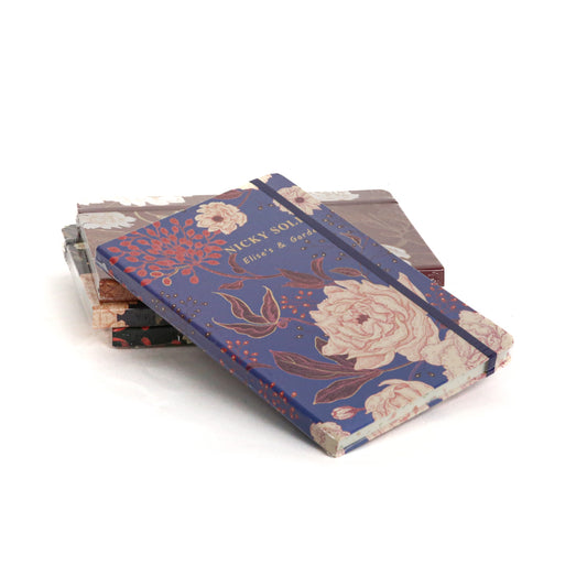 Notebook Large Blue Floral