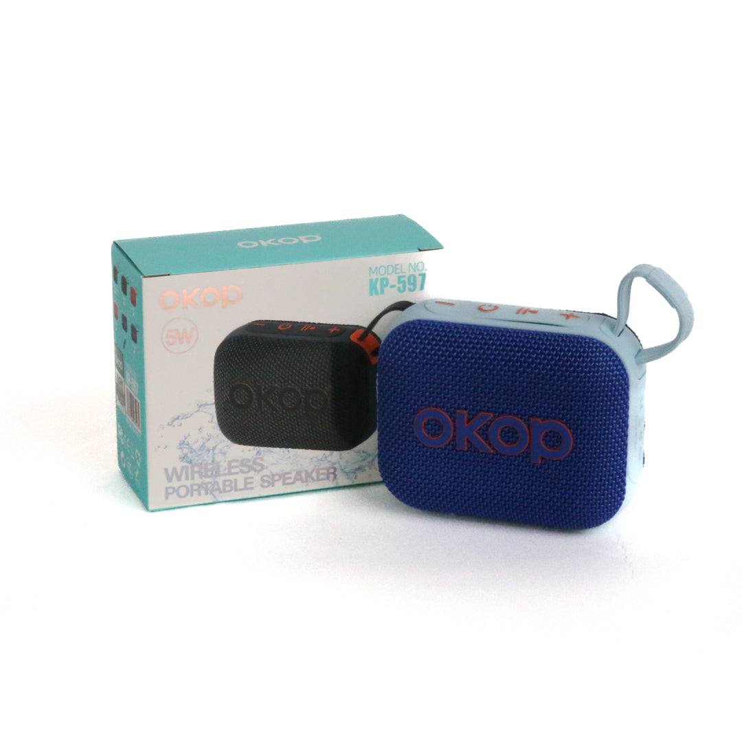 Okop Wireless Speaker KP-597 BLUE