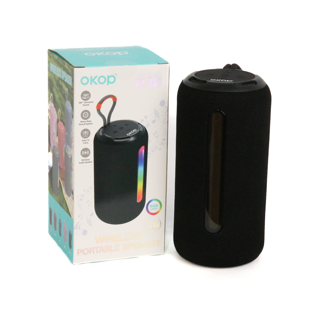 Okop Wireless Speaker KP-835 BLACK
