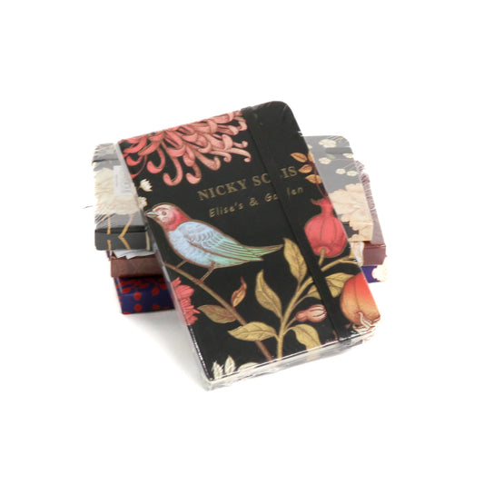 Notebook Large Black Bird Print