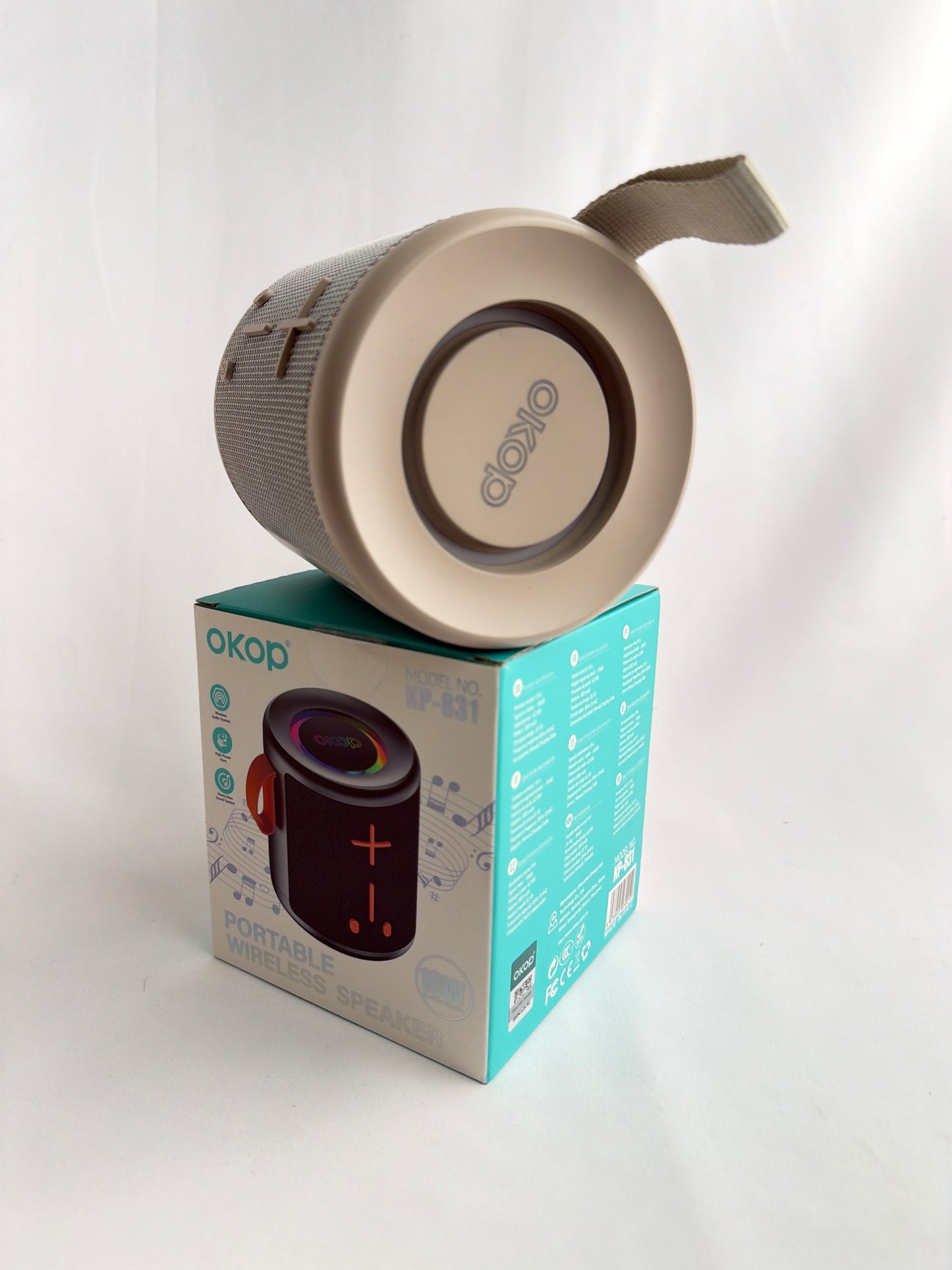 Okop GREY Wireless Speaker KP-831
