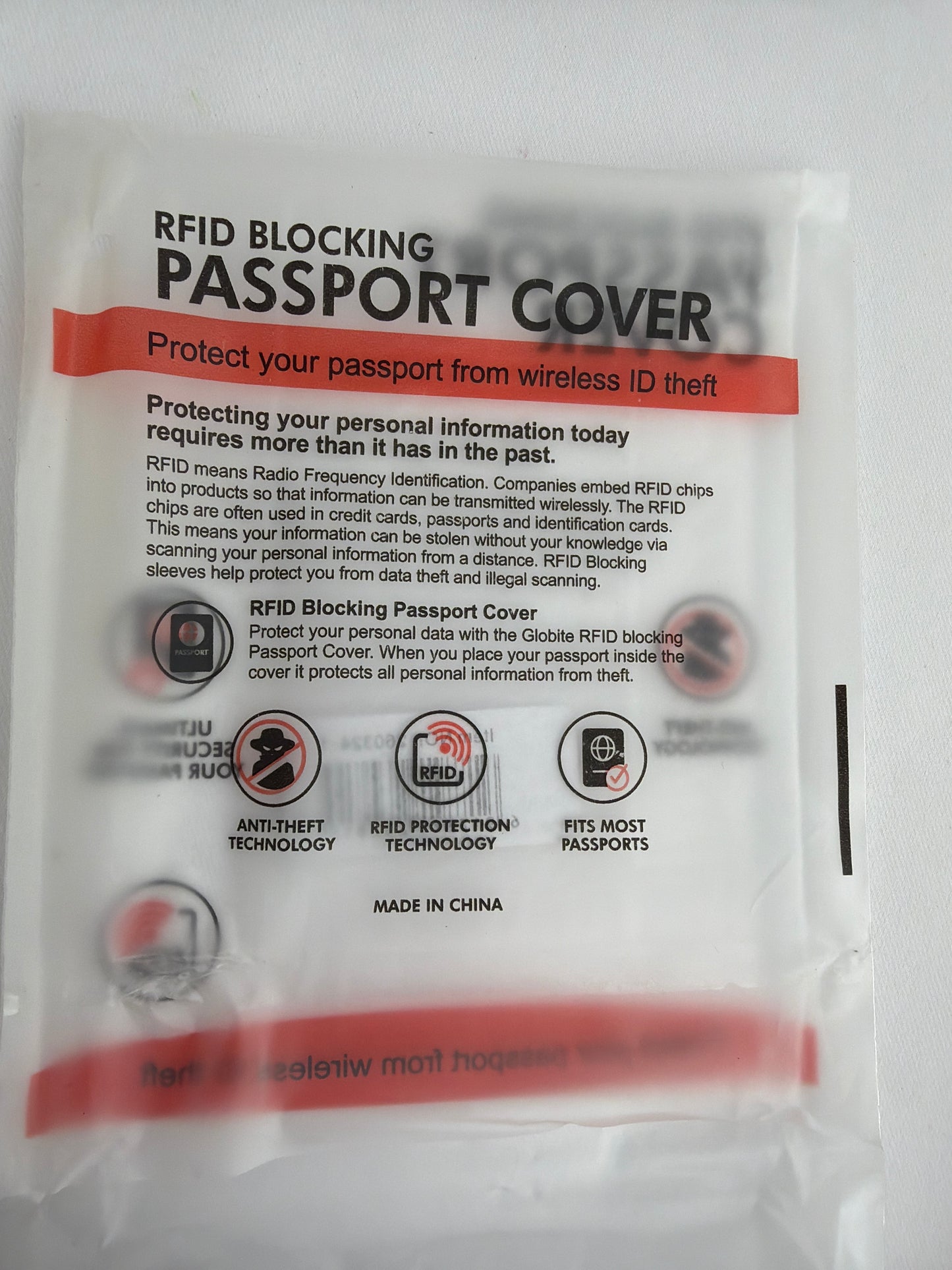 Passport cover RFID Blocking