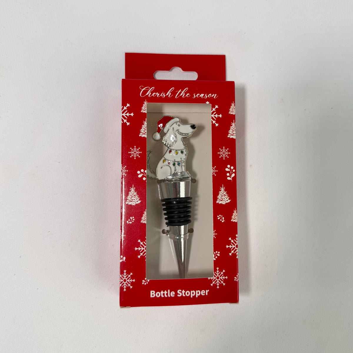Christmas bottle stopper
